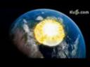 小行星撞地球宇宙空间模拟教学视频截图